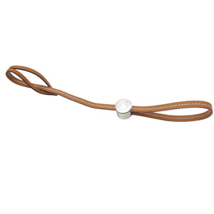 美品 エルメス グローブホルダー セリエ レザー メタル ブラウン 0605【中古】HERMES