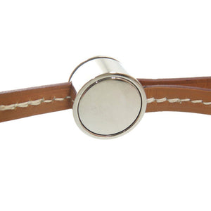 美品 エルメス グローブホルダー セリエ レザー メタル ブラウン 0605【中古】HERMES