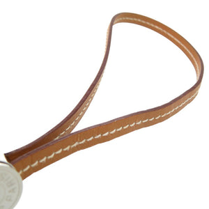 美品 エルメス グローブホルダー セリエ レザー メタル ブラウン 0605【中古】HERMES