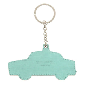 美品 ティファニー タクシー レザー イエロー キーホルダー 0607【中古】TIFFANY&Co.