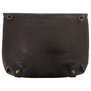 マルベリー ビジネスバッグ A4 書類 レザー ブラウン ゴールド金具 茶 ブリーフケース 0618【中古】MULBERRY