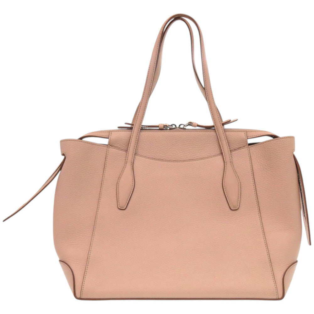 美品 トッズ XBWA0SA0200 レザー ピンク トートバッグ 0620【中古】TOD’S