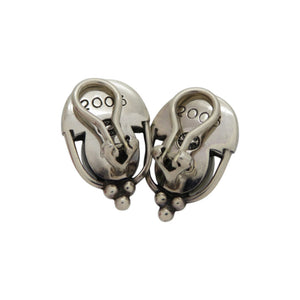 美品 ジョージジェンセン イヤークリップ ヘリテージ2003 シルバー925 シルバー 銀 イヤリング 0632【中古】Georg Jensen