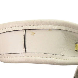 コーチ シグネチャー キャンバス/レザー グレー/ホワイト ショルダーバッグ 0635【中古】COACH