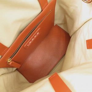 美品 マルニ 2WAY MUSEO SHMP0018U6 ファブリック/レザー ブラウン/ベージュ トートバッグ 0638【中古】MARNI