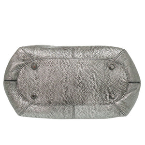 美品 ジミーチュウ レザー シルバー ショルダーバッグ 0639【中古】JIMMY CHOO