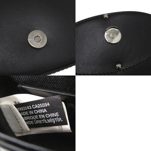 美品 ディーゼル 1DR XS ワンダー X08709 PR818 レザー ブラック ショルダーバッグ 黒 0644【中古】DIESEL
