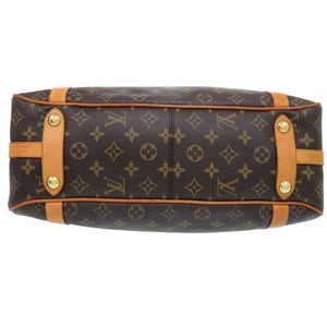 ルイ ヴィトン モノグラム ストレーザPM M51186 モノグラムキャンバス レザー ブラウン LV トートバッグ 0661【中古】LOUIS VUITTON