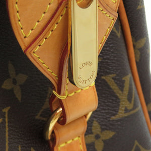 ルイ ヴィトン モノグラム ストレーザPM M51186 モノグラムキャンバス レザー ブラウン LV トートバッグ 0661【中古】LOUIS VUITTON