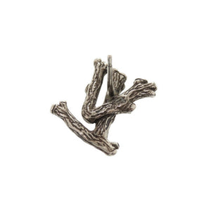 美品 ルイ ヴィトン ブックルLVウッド MP2783 メタル シルバー ピアス LV 0667【中古】LOUIS VUITTON