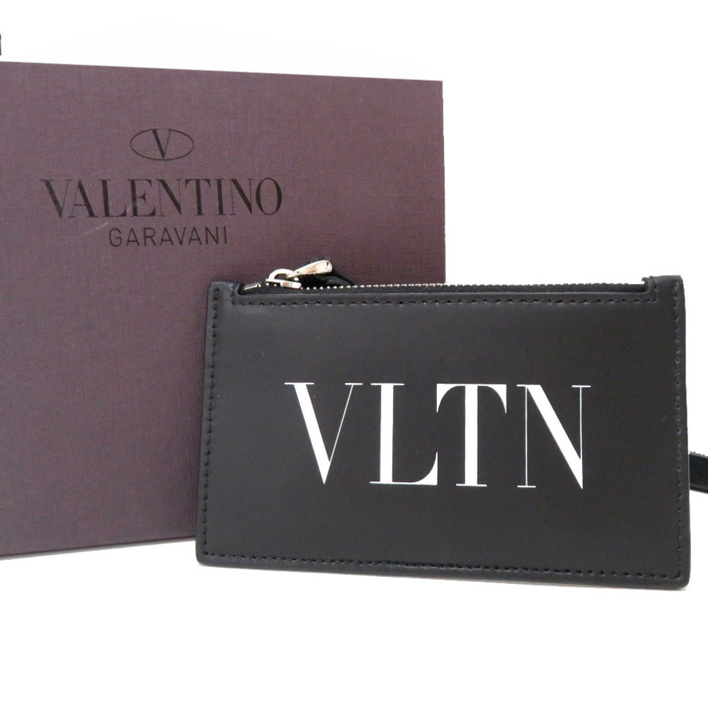 新品同様 ヴァレンティノ ガラヴァーニ カードケース ウォレット 0540LVN コインケース レザー ブラック 0678【中古】Valentino Garavani