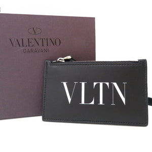 新品同様 ヴァレンティノ ガラヴァーニ カードケース ウォレット 0540LVN コインケース レザー ブラック 0678【中古】Valentino Garavani
