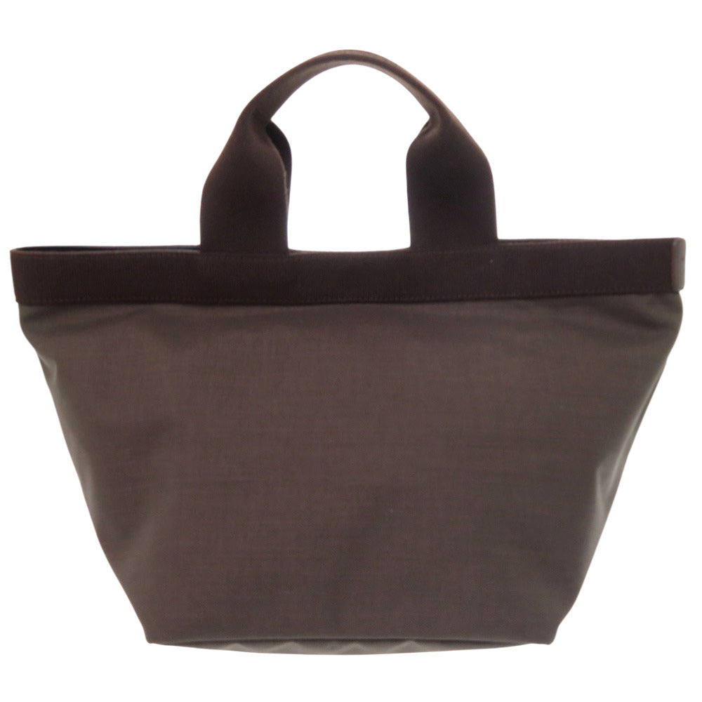 エルベ シャプリエ コーデュラナイロン舟型トート 707C ナイロン コットンキャンバス コーテッドキャンバス ブラウン トートバッグ 0694【中古】Herve Chapelier