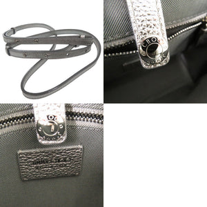 美品 ジミーチュウ 2way ミニ ペガシ スタースタッズ ハンドバッグ レザー シルバー 0700【中古】JIMMY CHOO