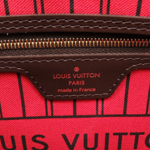 新品同様 ルイ ヴィトン ネヴァーフルPM ポーチ付き ダミエ N41359 ブラウン トートバッグ LV 0701【中古】LOUIS VUITTON