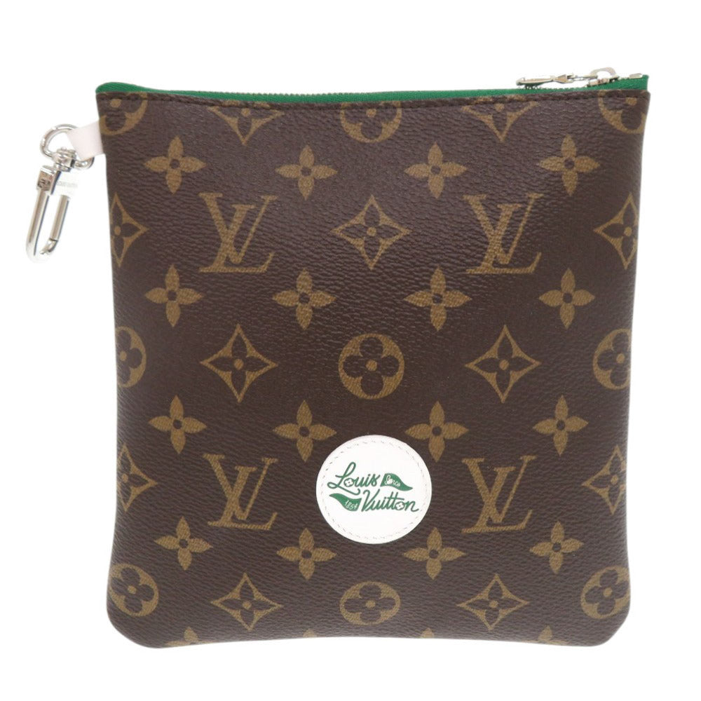 新品同様 ルイ ヴィトン ゴルフ アクセサリーポーチ モノグラム GI1298 ブラウン ポーチ LV 0712【中古】LOUIS VUITTON