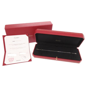 新品同様 カルティエ ダムール XS CRB6045517 K18WG 750WG ダイヤモンド シルバー ブレスレット ジュエリー 0725【中古】CARTIER