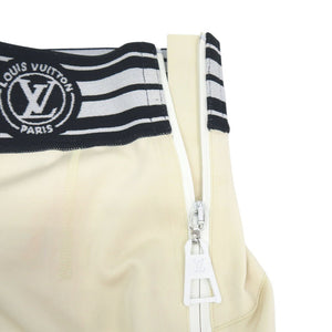 美品 ルイ ヴィトン LVストライプ ペンシルスカート RW222J G72 FNSK10 ナイロン ポリウレタン アイボリー LV 0731【中古】LOUIS VUITTON