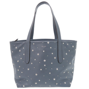 ジミーチュウ ソフィアS スムースカーフレザー ブルー ハンドバッグ 0736【中古】JIMMY CHOO