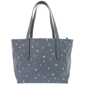 ジミーチュウ ソフィアS スムースカーフレザー ブルー ハンドバッグ 0736【中古】JIMMY CHOO