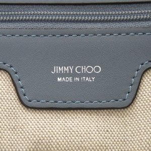 ジミーチュウ ソフィアS スムースカーフレザー ブルー ハンドバッグ 0736【中古】JIMMY CHOO
