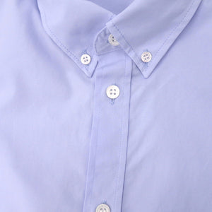 美品 メゾンキツネ HM00435WC0025 コットン ライトブルー 長袖シャツ メンズ 0752【中古】MAISON KITSUNE