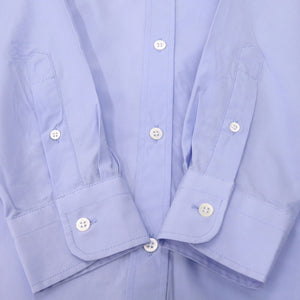 美品 メゾンキツネ HM00435WC0025 コットン ライトブルー 長袖シャツ メンズ 0752【中古】MAISON KITSUNE