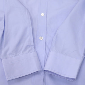 美品 メゾンキツネ HM00435WC0025 コットン ライトブルー 長袖シャツ メンズ 0752【中古】MAISON KITSUNE