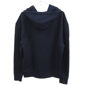 未使用 メゾンキツネ CHILLAX FOX サイズXL IU00355KM0001 コットン ネイビー パーカー 0753【中古】MAISON KITSUNE メンズ