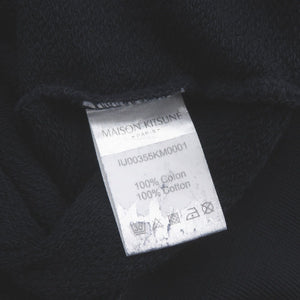 未使用 メゾンキツネ CHILLAX FOX サイズXL IU00355KM0001 コットン ネイビー パーカー 0753【中古】MAISON KITSUNE メンズ