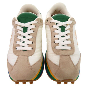 未使用品 サルヴァトーレフェラガモ レインボーソール ローカット スニーカー IGGY 756565 ナイロン レザー 0762【中古】Salvatore Ferragamo