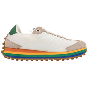 未使用品 サルヴァトーレフェラガモ レインボーソール ローカット スニーカー IGGY 756565 ナイロン レザー 0762【中古】Salvatore Ferragamo
