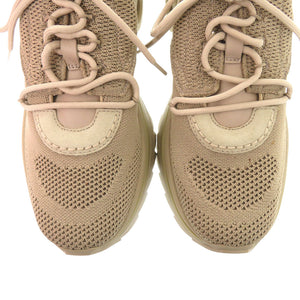 新品同様 サルヴァトーレフェラガモ 'Nima' sneakers ガンチーニ 0760869 ナイロン ベージュ スニーカー 0763【中古】Salvatore Ferragamo