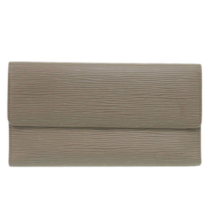 美品 ルイ ヴィトン ポルトトレゾール インターナショナル M6338C エピレザー ブラウン 長財布 LV 0787【中古】LOUIS VUITTON