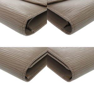 美品 ルイ ヴィトン ポルトトレゾール インターナショナル M6338C エピレザー ブラウン 長財布 LV 0787【中古】LOUIS VUITTON