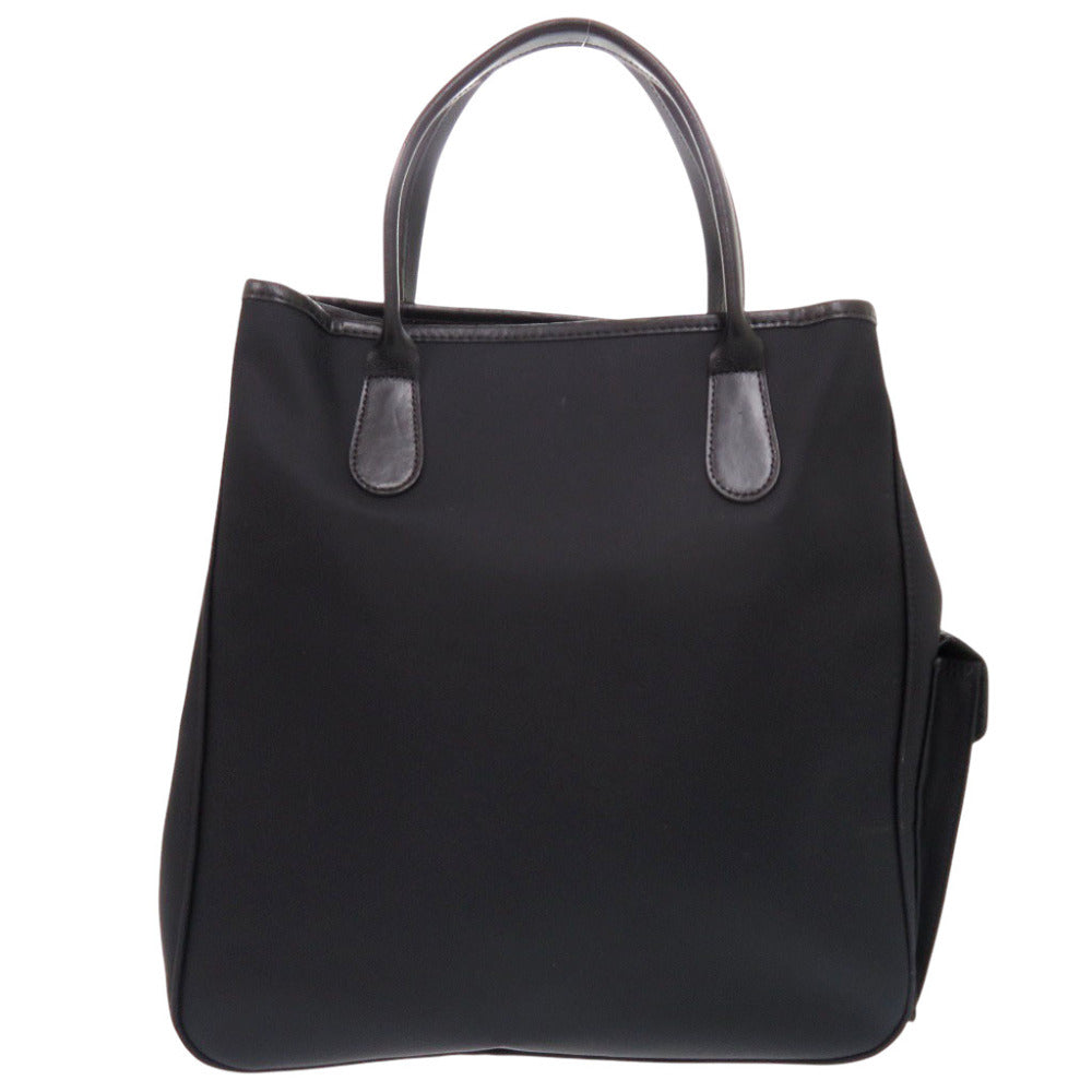 ロンシャン ハンドバッグ ナイロン レザー ブラック 0790【中古】Longchamp