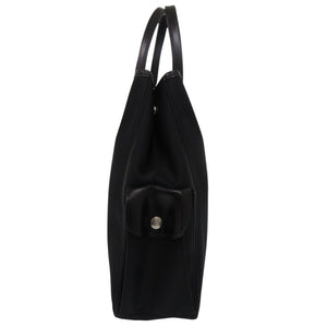 ロンシャン ハンドバッグ ナイロン レザー ブラック 0790【中古】Longchamp