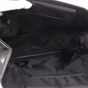 ロンシャン ハンドバッグ ナイロン レザー ブラック 0790【中古】Longchamp