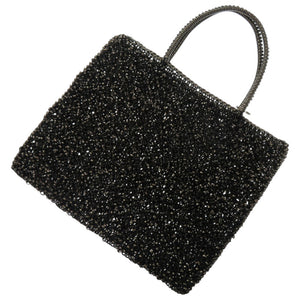 美品 アンテプリマ スタンダードスクエアラージ ワイヤーバッグ BGS047057099000 PVC NERO ブラック 黒 ハンドバッグ 0800【中古】ANTEPRIMA