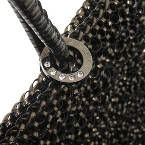 美品 アンテプリマ スタンダードスクエアラージ ワイヤーバッグ BGS047057099000 PVC NERO ブラック 黒 ハンドバッグ 0800【中古】ANTEPRIMA