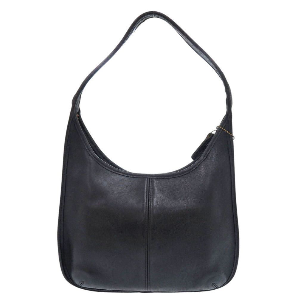 コーチ Ergo エルゴ レザー ブラック ハンドバッグ 黒 0820【中古】COACH