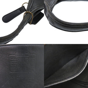 コーチ Ergo エルゴ レザー ブラック ハンドバッグ 黒 0820【中古】COACH