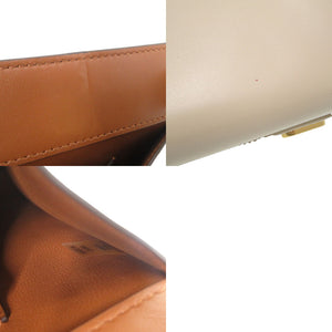 新品同様 トリーバーチ リー ラジウィル LEE RADZIWILL ダブルバッグ ハンドバッグ レザー ベージュ 0829【中古】Tory Burch
