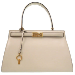 新品同様 トリーバーチ リー ラジウィル LEE RADZIWILL ダブルバッグ ハンドバッグ レザー ベージュ 0829【中古】Tory Burch