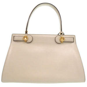 新品同様 トリーバーチ リー ラジウィル LEE RADZIWILL ダブルバッグ ハンドバッグ レザー ベージュ 0829【中古】Tory Burch