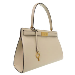 新品同様 トリーバーチ リー ラジウィル LEE RADZIWILL ダブルバッグ ハンドバッグ レザー ベージュ 0829【中古】Tory Burch