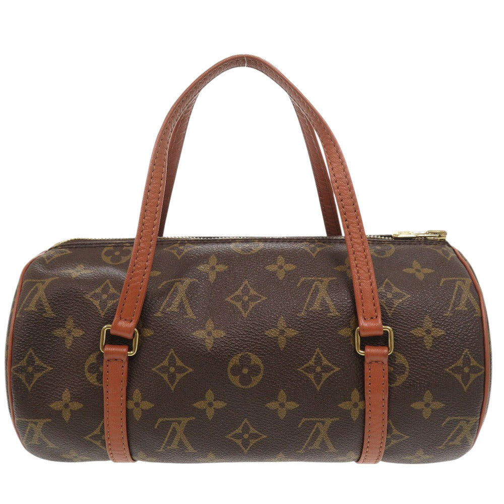 美品 ルイ ヴィトン パピヨン26 モノグラム M51366 ブラウン ハンドバッグ LV 0861【中古】LOUIS VUITTON