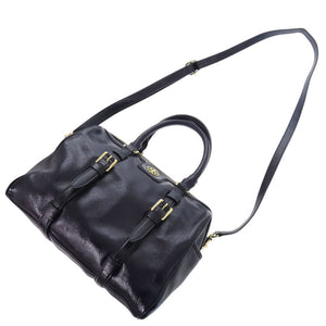 トリーバーチ ミニボストン PVC ブルー 2way ハンドバッグ 青 0871【中古】Tory Burch
