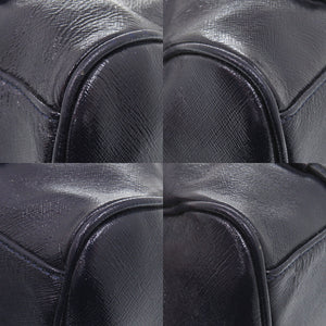 トリーバーチ ミニボストン PVC ブルー 2way ハンドバッグ 青 0871【中古】Tory Burch