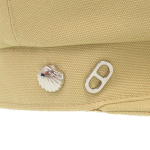 新品同様 エルメス キャスケット ジュリエッタ シーシェル コットン シルク ベージュ 帽子 0902【中古】HERMES